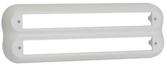 Double surface mounting bracket - white 