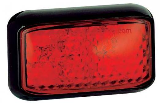 Rear end marker lamp - black bracket 