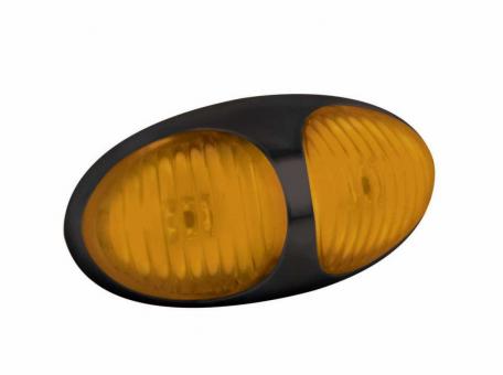 Side marker lamp - black housing 