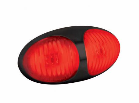 Rear marker lamp - black housing 