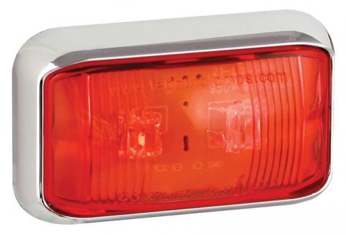 Rear marker lamp - chrome bracket 