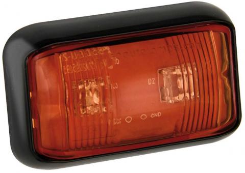 Rear marker lamp - black bracket 