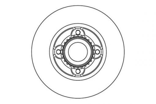 BREMSSCHEIBE MIT LG.+ABS-RING 