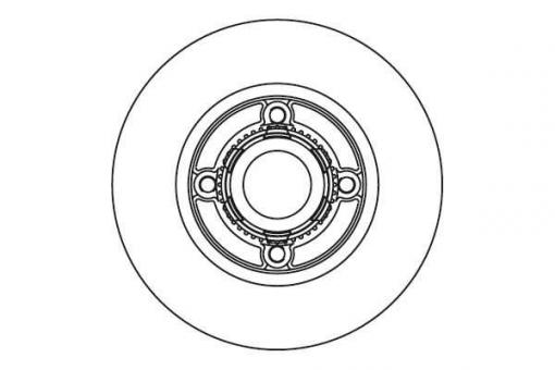 BREMSSCHEIBE MIT LG.+ABS-RING 