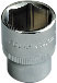 1/4&#34; Stecknuss 6kant 3,5 mm 