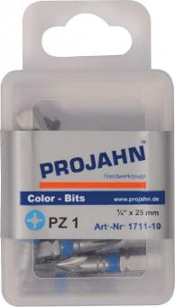 1/4&#34; markierter Bit L25 mm Pozidriv Nr 3 10er Pack 