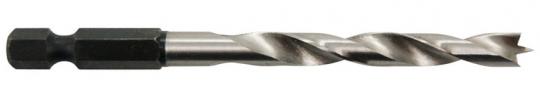 Holzspiralbohrer mit 6kant Schaft E6.3 10,0 mm 