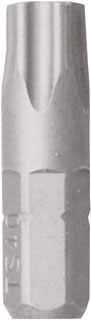 1/4&#34; Bit L25 mm 5-Stern TS27 mit Bohrung 