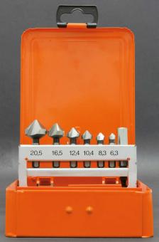 Kegelsenker-Satz HSS-G 90&#176; 1/4&#34;6kt Schaft 7tlg 