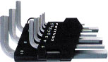 Winkelstiftschluessel Satz Inbus 1,5-10 mm 9tlg 