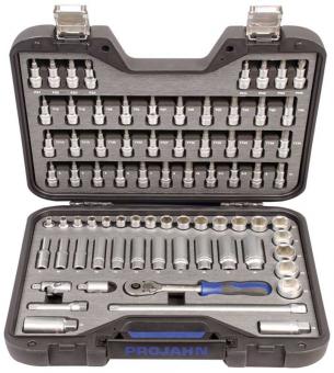 3/8&#34; PROJAHN professional Steckschl&#252;ssel-Koffer 76-teiilg 