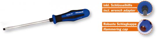 Schraubendreher Schlitz 1,0 x 5,5 x 100 mm mit Schlagkappe 