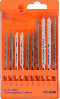 Sortiment Stichs&#228;gebl&#228;tter 10tlg. Metall Inhalt: 2x 63201, 2 x 63211, 2x 63202, 1x 63226, 2x 63221 und 1x 63229 