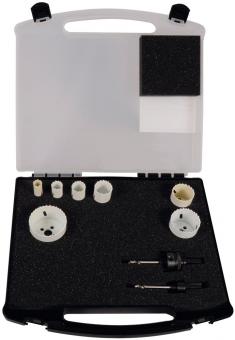 BiMetall Lochsaegen-Koffer PROCut &#34;Elektro II&#34; 9tlg 