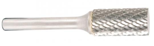 Hartmetallfr&#228;ser, Form A Zylinder ohne Stirnverzahnung d1 3.0 mm, Schaftdurchmesser 3.0 mm Kreuzverzahnung 