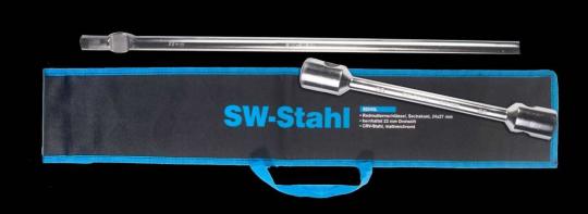 Radmutternschlüssel 27 x 32 mm mit  Drehstift 22 mm 