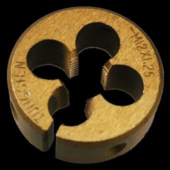 Schneideisen M12 x 1,25 mm TIN  