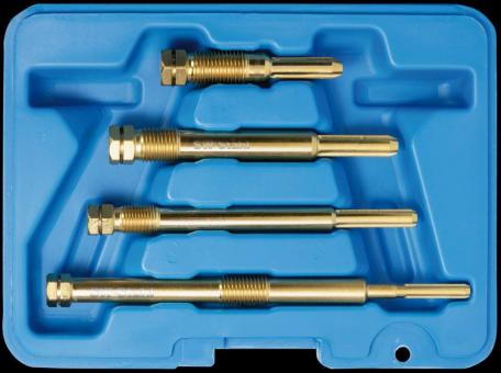 Glühkerzenschacht  Reinigungssatz 4 tlg. M10 + M12, TIN 