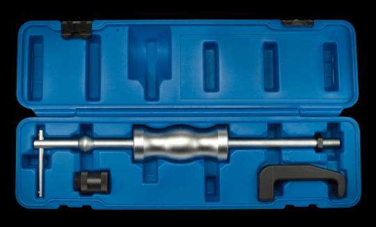 Injektorwerkzeugsatz 3 tlg. mit Kralle, Adapter und Schlaggewicht 3.500 gr. 