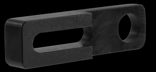 Kurze Leiste (Flansch) 25x15x93 mm  