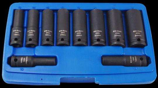 Impact-Einsätze 1/2 Zoll Lange Ausführung 10 - 24 mm  