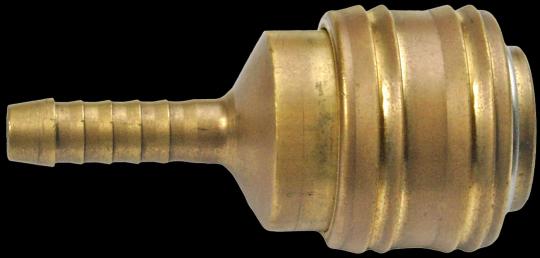 Druckluft Einhand- schnellkupplung DN 7, 2 Schlauchtülle 13 mm 
