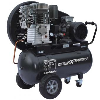 Kolbenkompressor fahrbar, 90 L. Kessel 780 L/min. Ansaugl. 