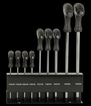 T-Griff Torx-Sortiment, 9-tlg. T10 - T50  