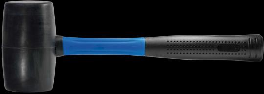 Gummihammer mit  Fiberglasstiel 750 g, 70 mm 