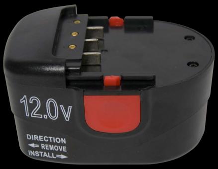 Ersatzakku für 64340L 12 V / 1,7 Ah NiCd 