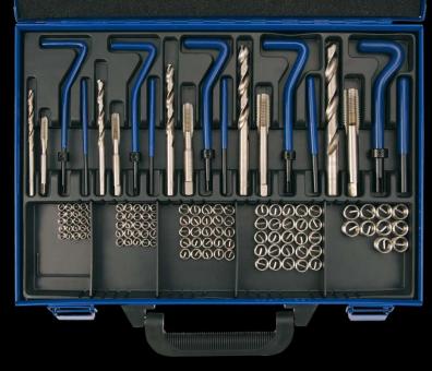 Gewindereparatursatz M5 - M12, 130teilig in Metallkassette  
