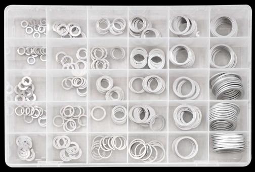 Aluminium Dichtring Satz 300 tlg. für Ölablaßschrauben 