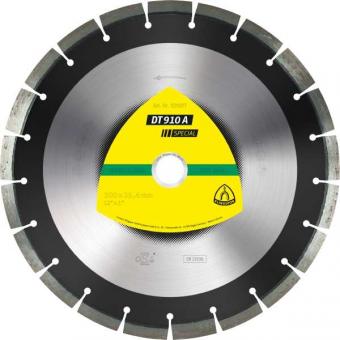 DT 910 A Diamanttrennscheiben 350 x 3,2 x 25,4 mm 24 Segmente 40 x 3,2 x 12 mm Engverzahnt 