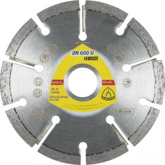 DN 600 U Diamanttrennscheiben 115 x 8 x 22,23 mm 9 Segmente 32 x 8 x 7 mm Standardverzahnung 