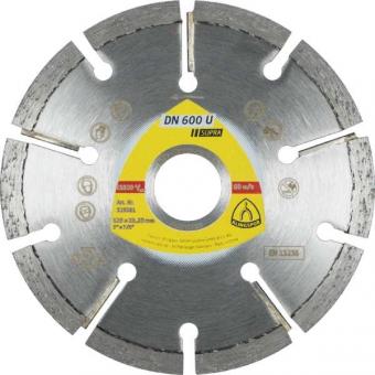 DN 600 U Diamanttrennscheiben 115 x 10 x 22,23 mm 9 Segmente 32 x 10 x 7 mm Standardverzahnung 