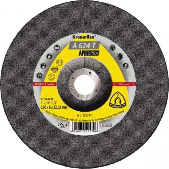 A 624 T Schruppscheiben 230 x 6 x 22,23 mm gekröpft 