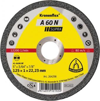 A 60 N Trennscheiben 115 x 1 x 22,23 mm gerade 