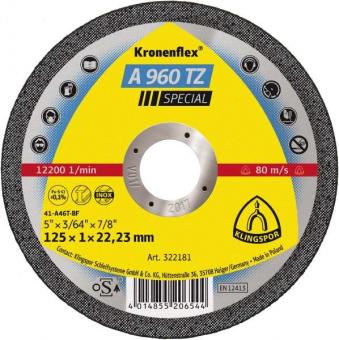 A 960 TZ Trennscheiben 115 x 1 x 22,23 mm gerade 