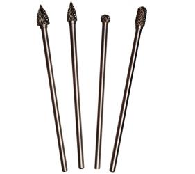 HSS Fräser-Satz, extra lang, 4-tlg. 