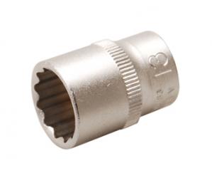 Steckschlüssel-Einsatz, 6,3 (1/4), 12-Kant, 13 mm 