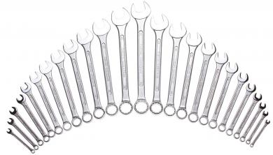 Maul-Ringschlüssel-Satz, DIN 3113A, 6-32 mm, 25-tlg. 