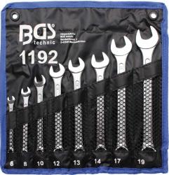 Maul-Ringschlüssel-Satz, 6-19 mm, 8-tlg. 