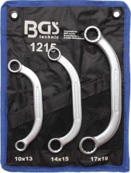 Starter- und Blockschlüssel Satz, 10x13-17x19 mm, 3-tlg. 