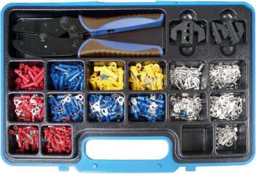 Crimpzangen-Satz mit 1000 Kabelschuhen 