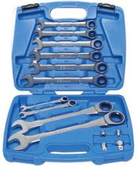 Ratschenring-Maulschlüssel-Satz, 8-24 mm, 14-tlg. 