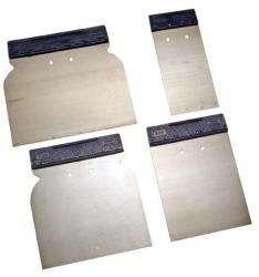 Japan-Spachtel-Satz, 50-80-100-120 mm, Federbandstahl, 4-tlg. 