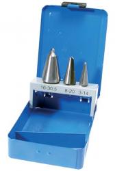 Schälbohrer-Satz, HSS, 3 Größen, 3-tlg. 