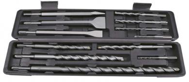 Hammer-, Bohrer- und Meißel-Satz mit SDS-Schaft, Hartmetallspitze, 12-tlg. 