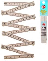 Gliedermass-Stab, 10 Glieder, Länge 1 m 