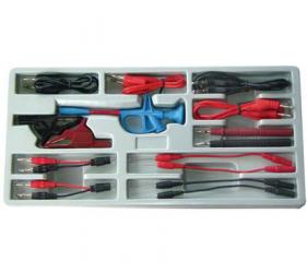 Prüfkabel- und Zubehör-Sortiment, 15-tlg. 